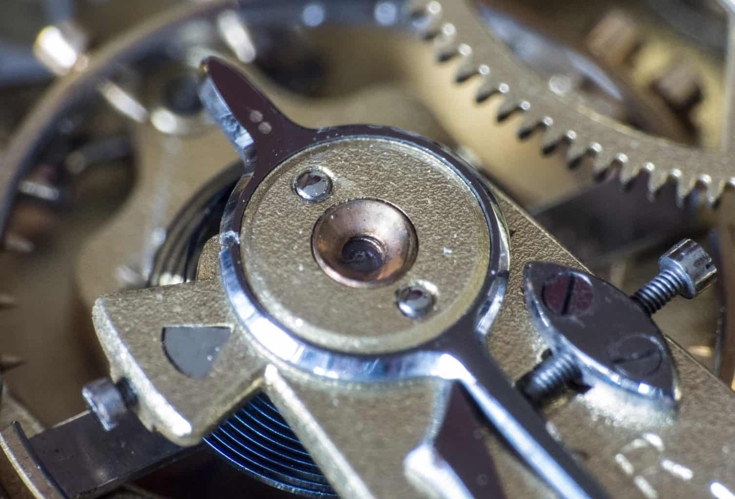 A close up shot of a metal tool