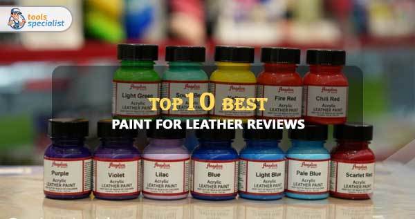regular acrylic paint on leather