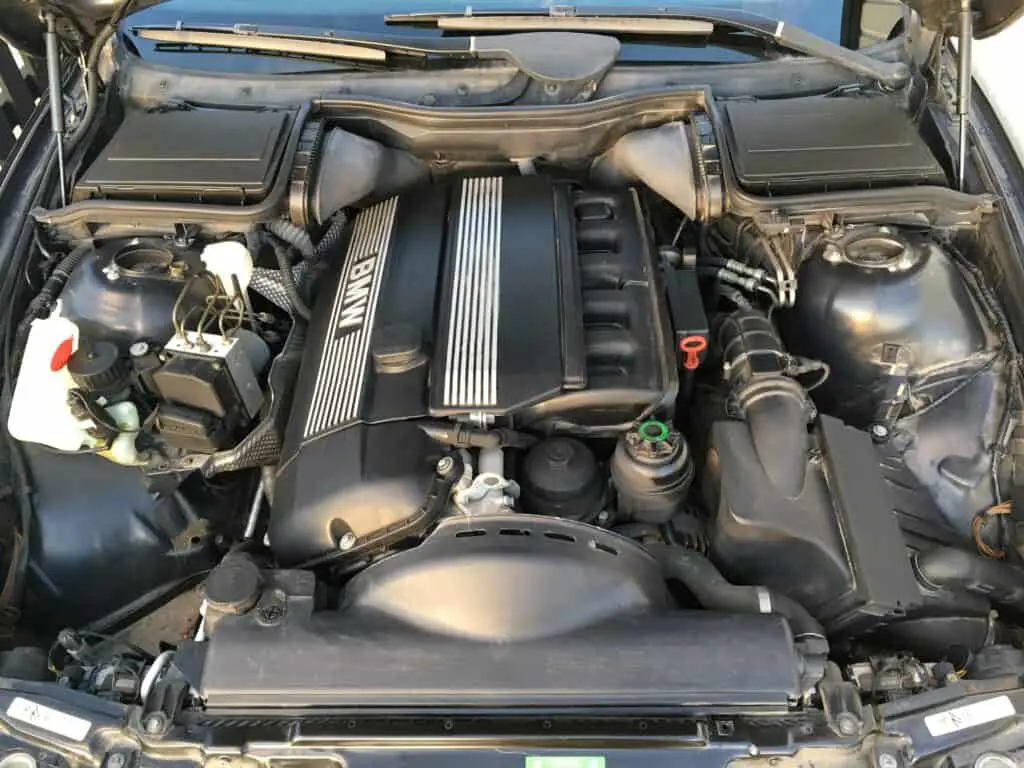 A heavy-duty BMW car engine