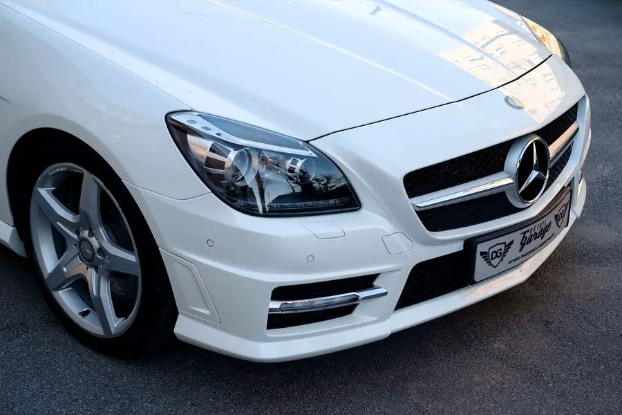 White Mercedes Benz